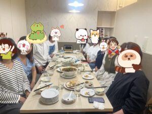 2025年4月13日在日老乡聚餐赏樱花活动